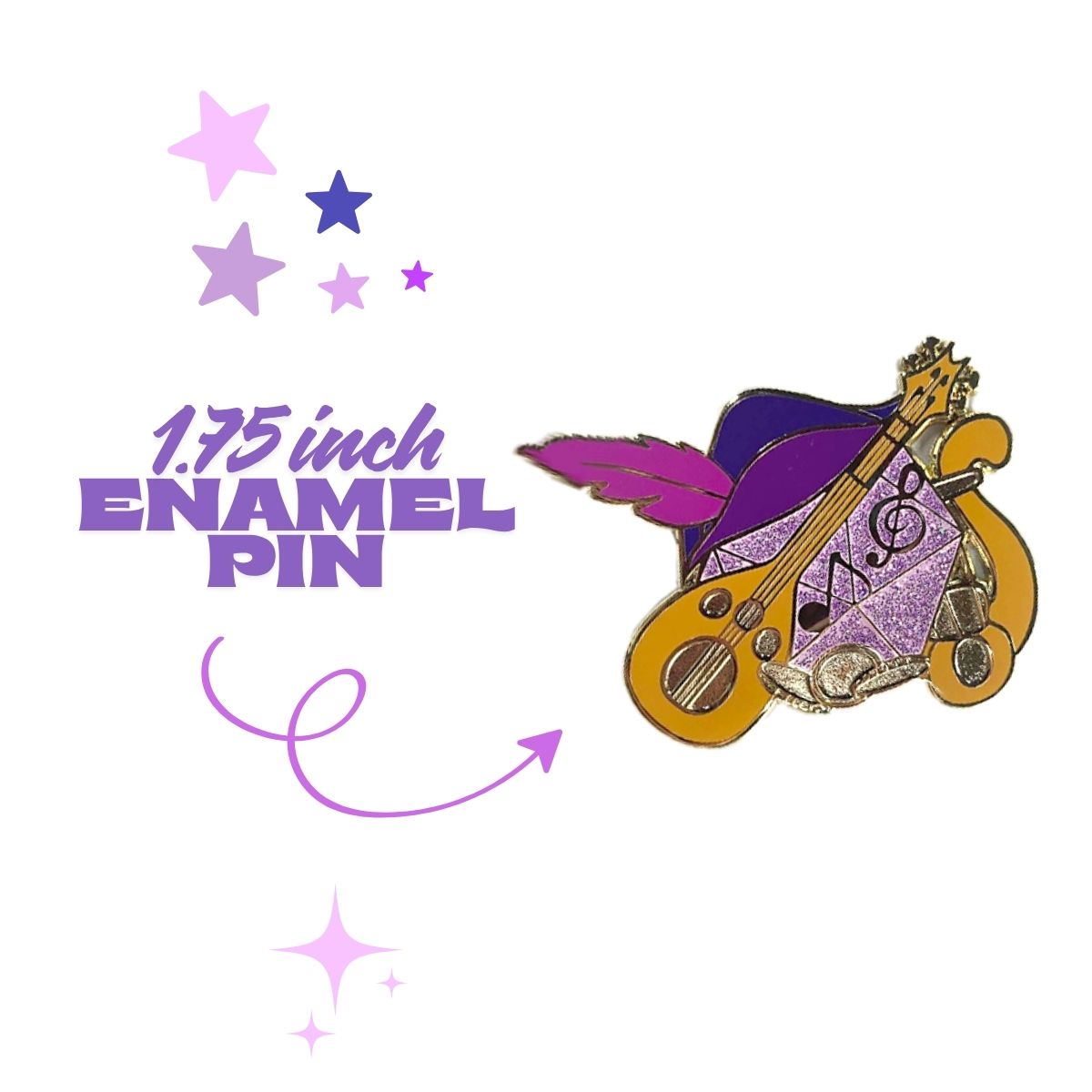 Bard Enamel Pin | Dungeons and Dragons