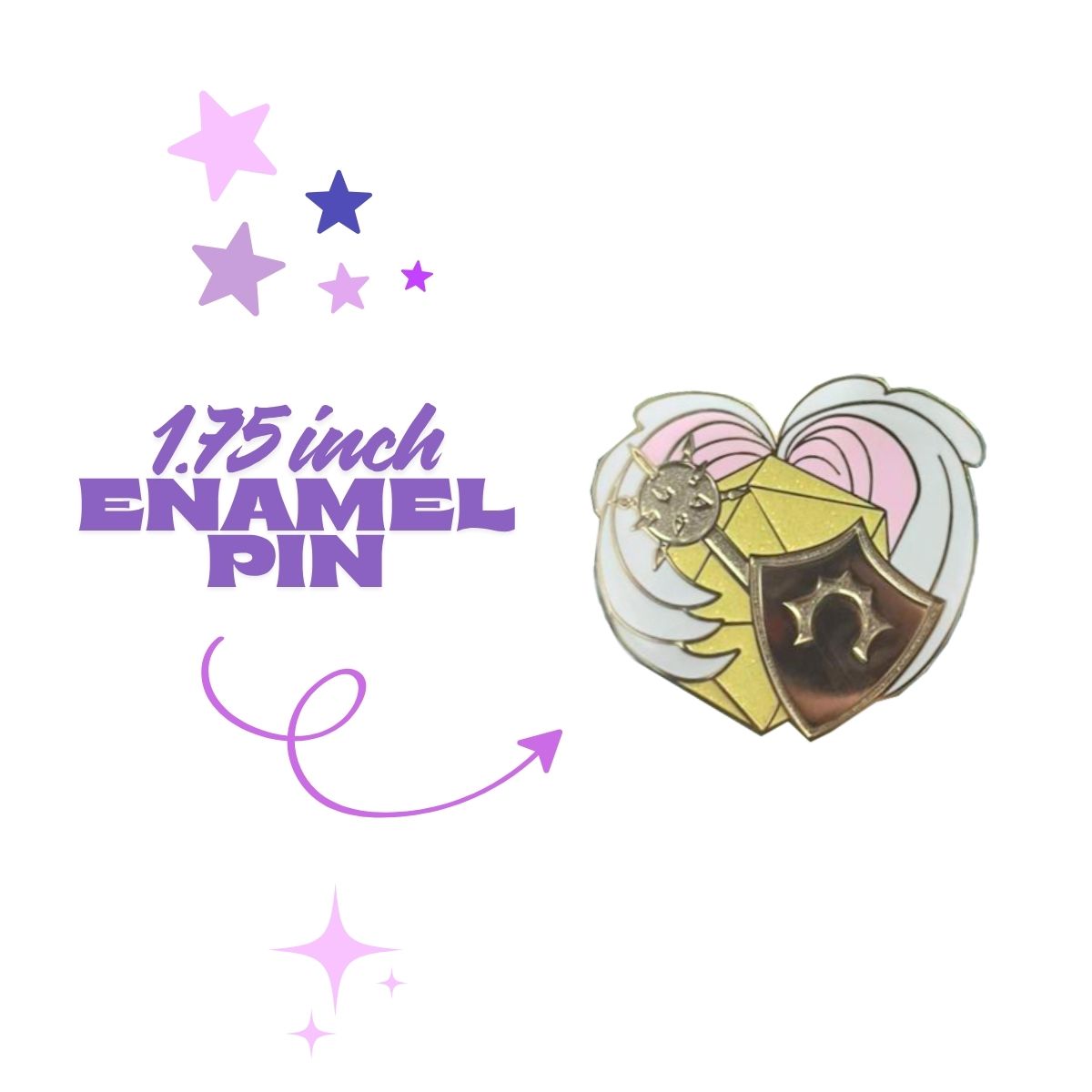 Cleric Enamel Pin | Dungeons and Dragons
