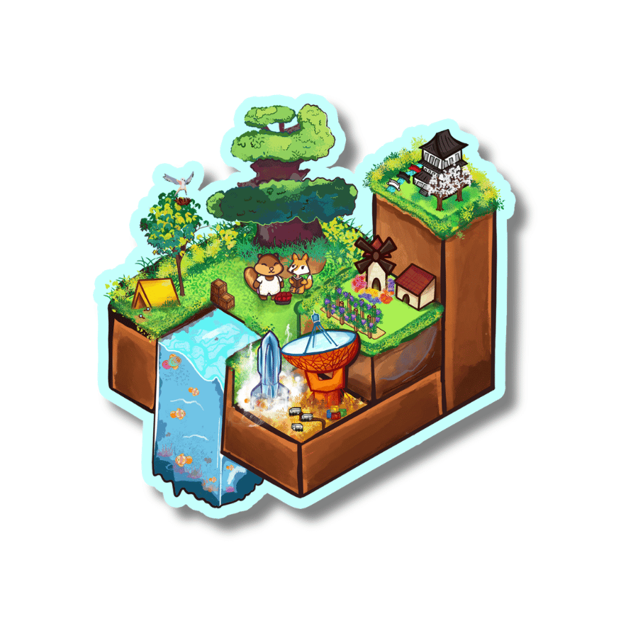 Eurogamer Isometric Sticker | Waterproof & UV Proof