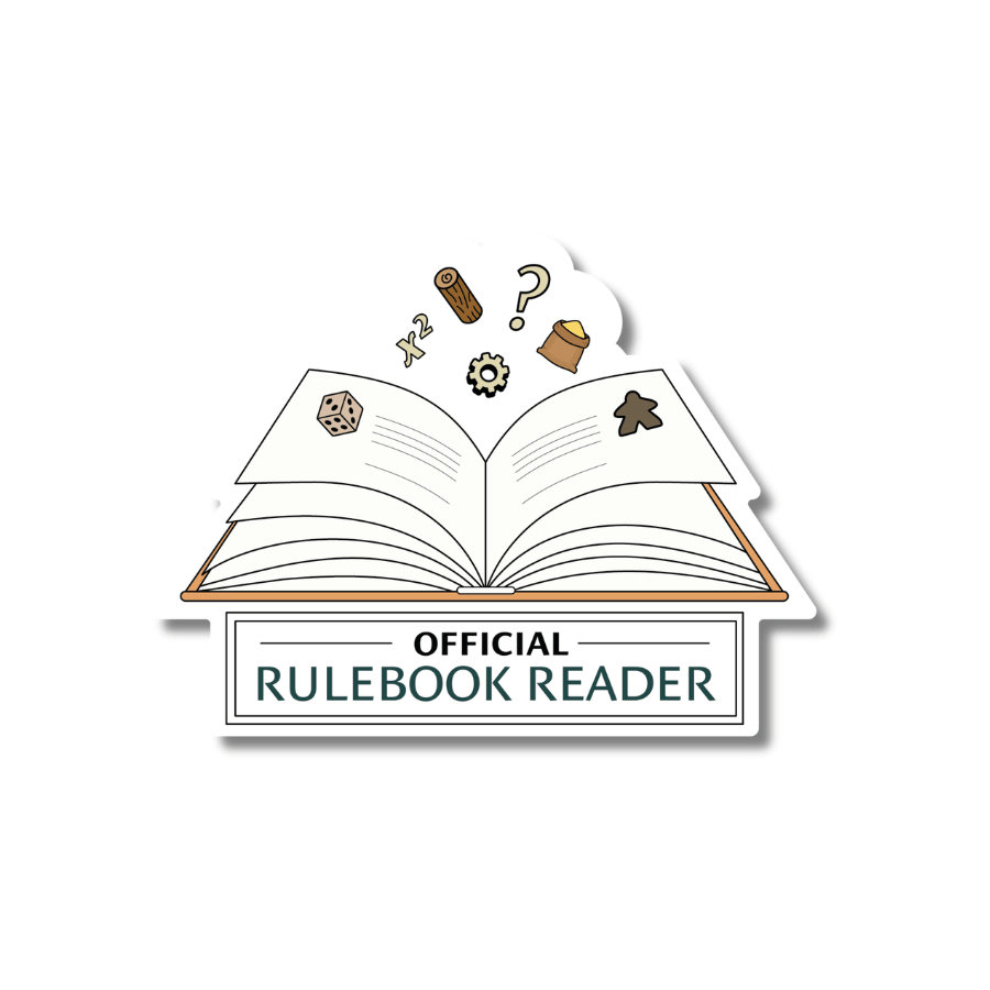 Rulebook Reader Sticker | Waterproof & UV Proof