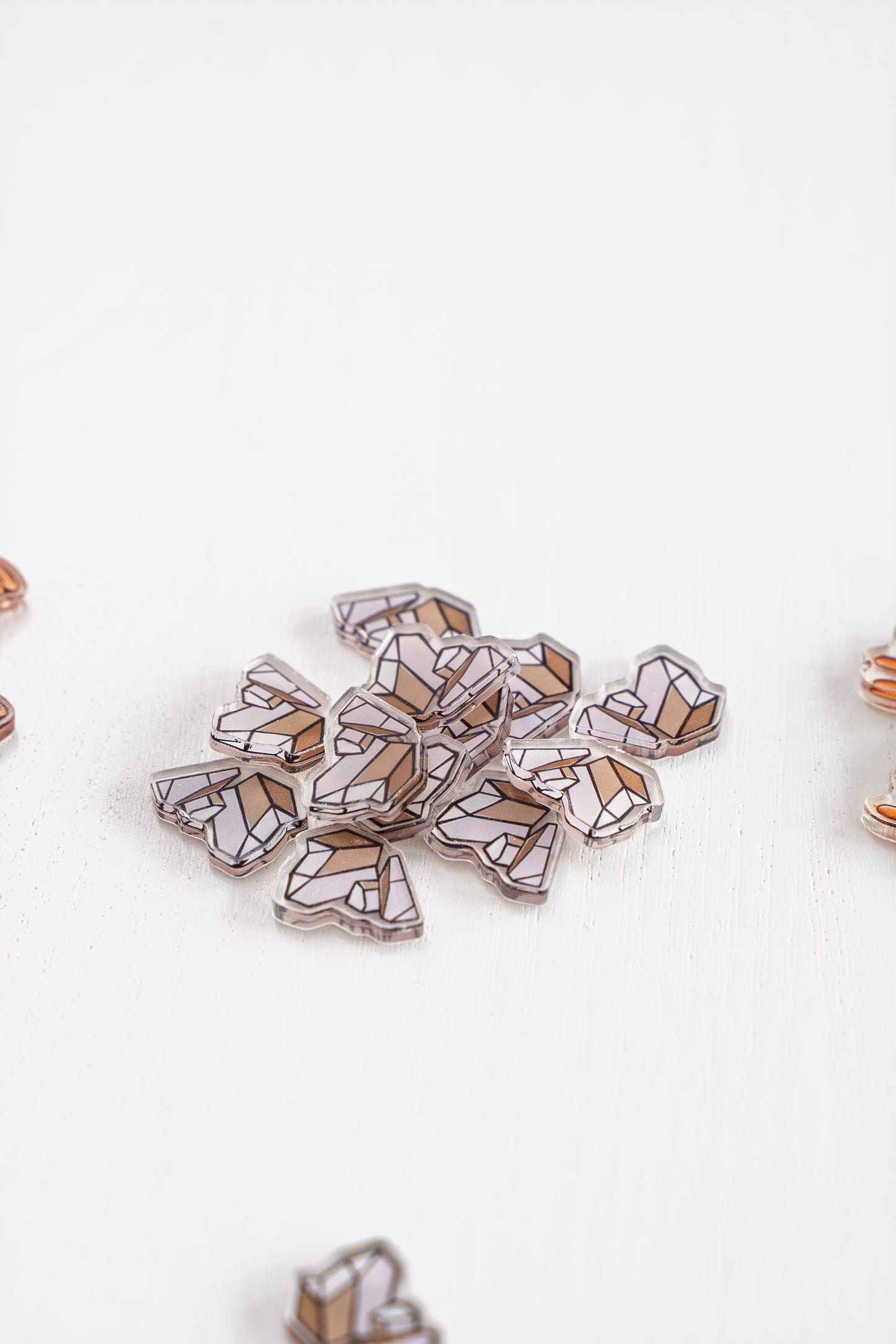 Stone Token | Acrylic Game Tokens – 0.75" | Double-Sided Print