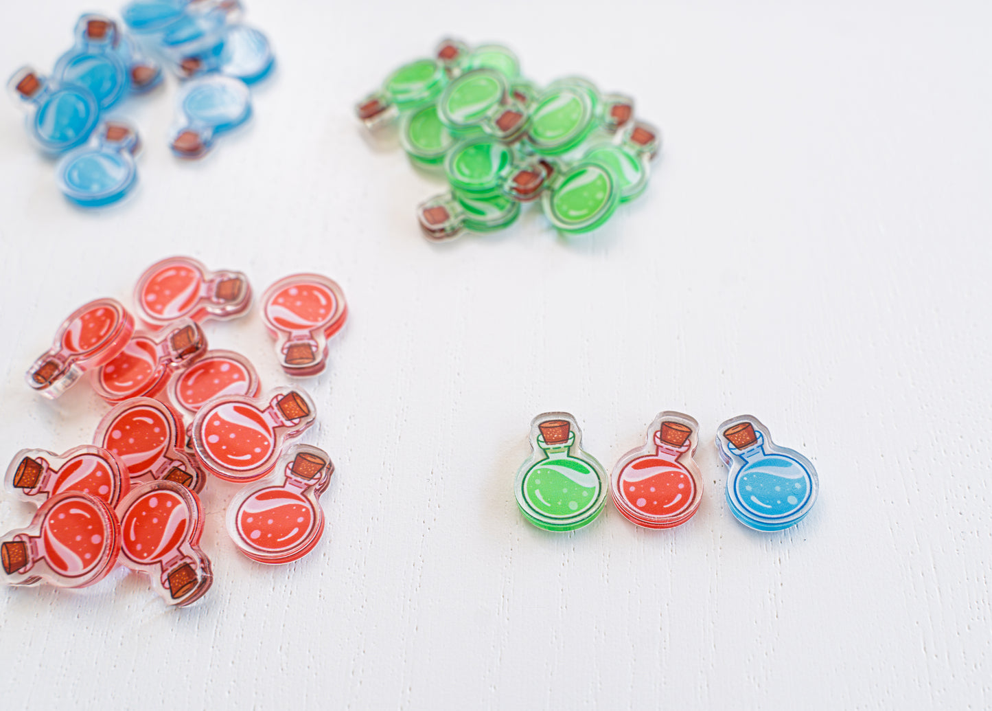 Potion Blue Token | Acrylic Game Tokens – 0.75" | Double-Sided Print