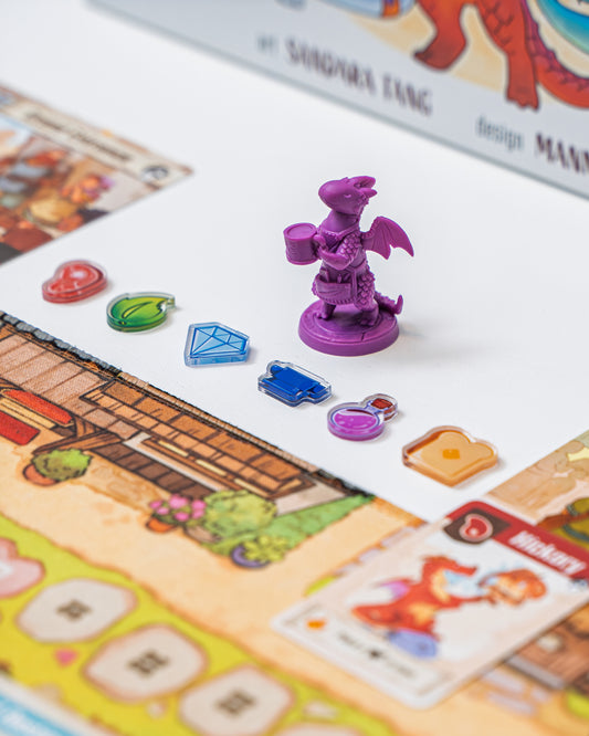 Flamecraft Bundle Tokens | Acrylic Game Tokens – 0.75" | Double-Sided Print