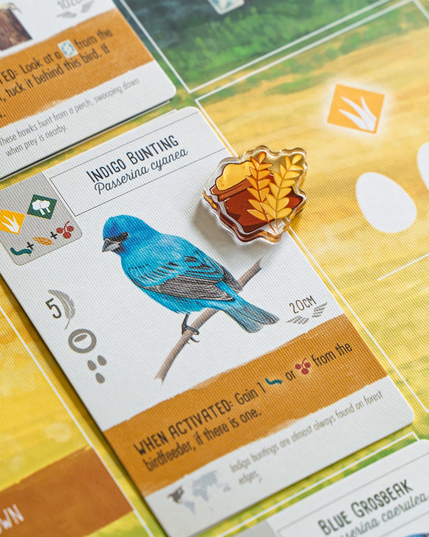 Wheat Token | Acrylic Game Tokens – 0.75" | Double-Sided Print