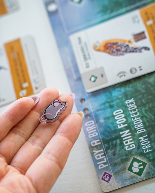 Rat Token | Acrylic Game Tokens – 0.75" | Double-Sided Print