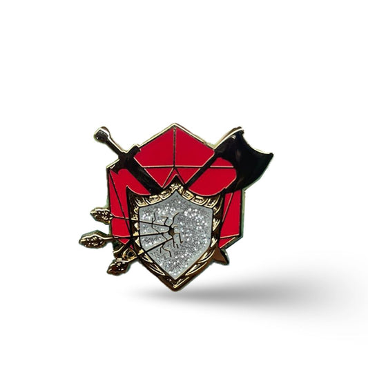 Fighter Enamel Pin | Dungeons and Dragons