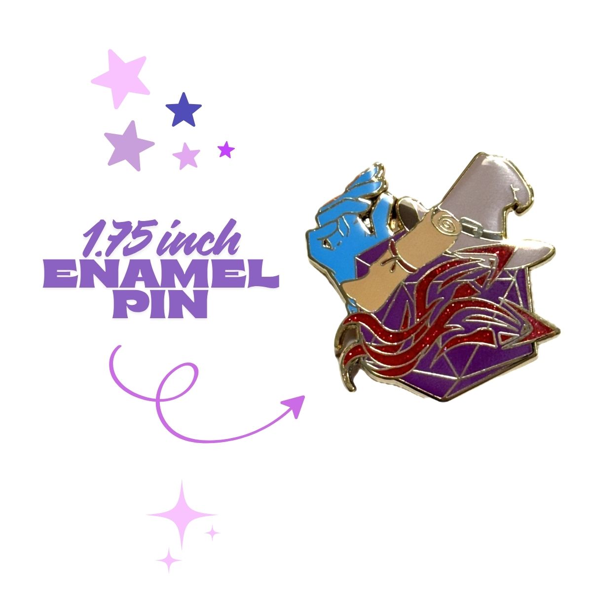Wizard Enamel Pin | Dungeons and Dragons