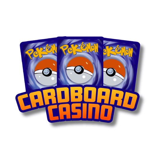 Cardboard Casino Sticker | Waterproof & UV Proof