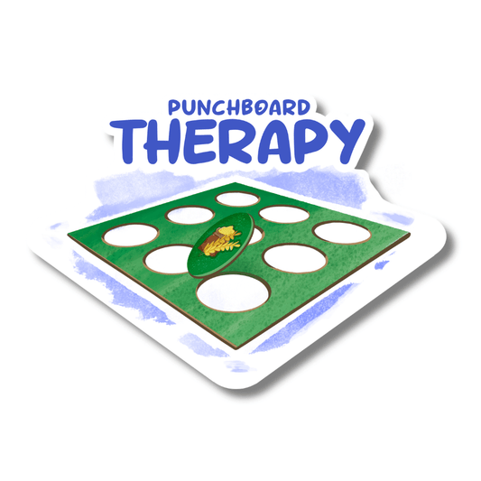 Punchboard Therapy Sticker | Waterproof & UV Proof
