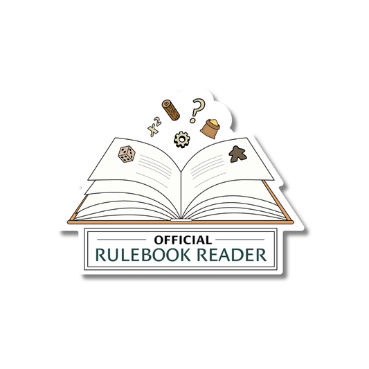 Rulebook Reader Sticker | Waterproof & UV Proof