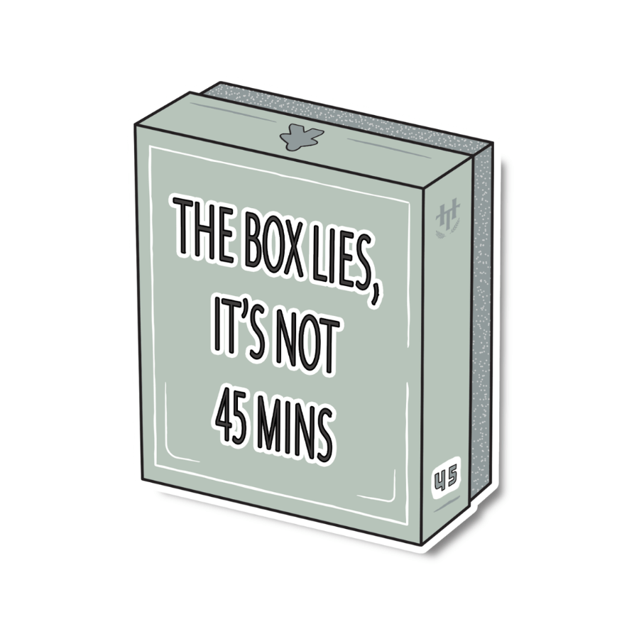 The Box Lies Sticker | Waterproof & UV Proof