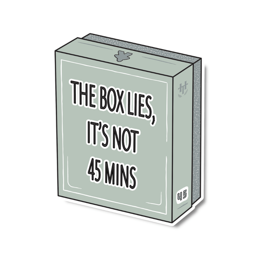 The Box Lies Sticker | Waterproof & UV Proof