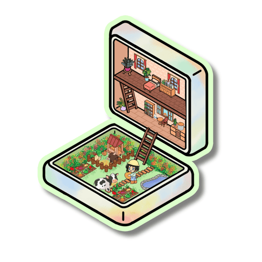 Farming Isometric Sticker | Waterproof & UV Proof