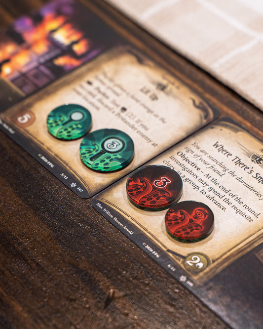 Arkham Horror LCG Investigator Token Bundle | Acrylic Game Tokens