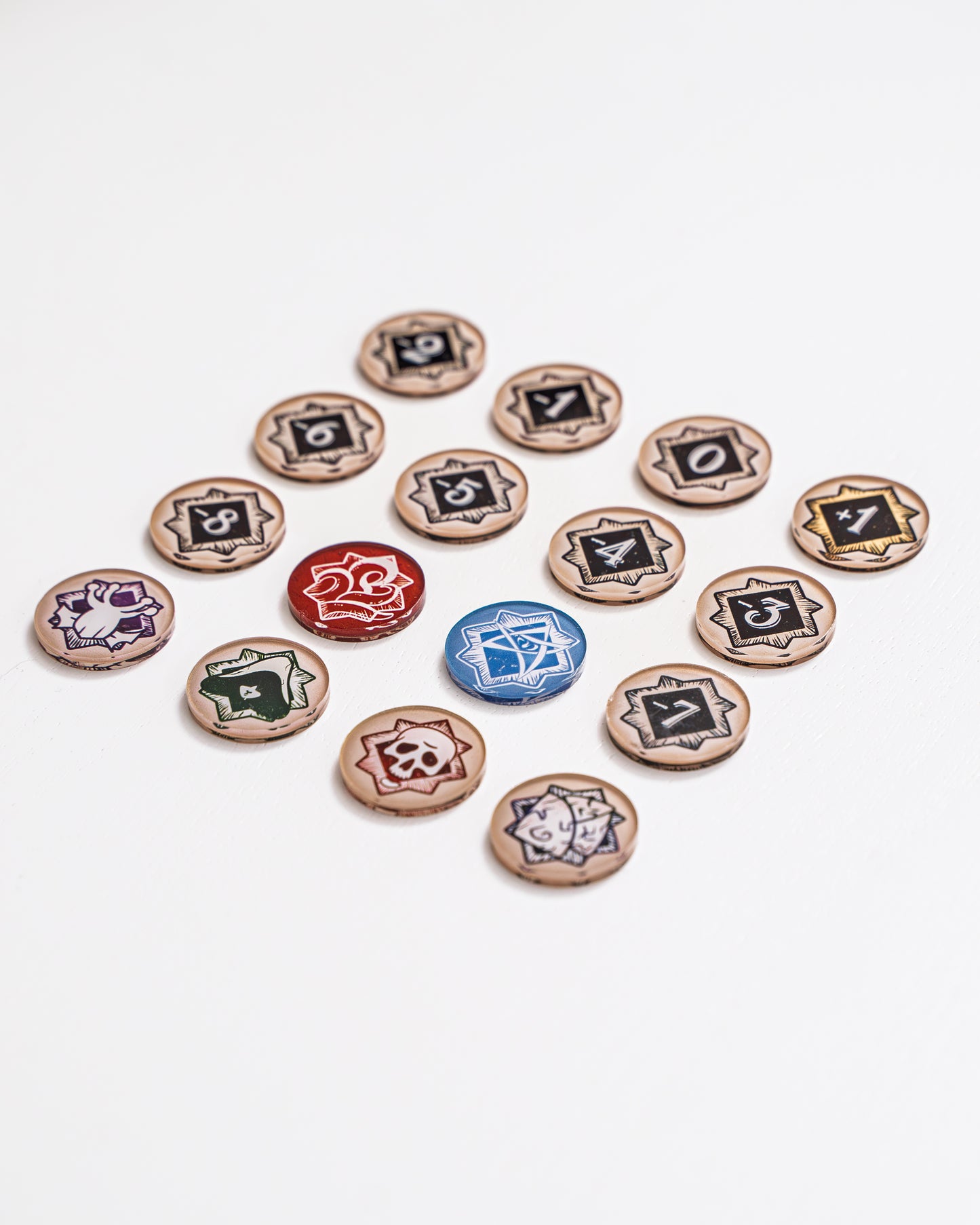 Arkham Horror LCG Compatible Token Bundle | Acrylic Game Tokens