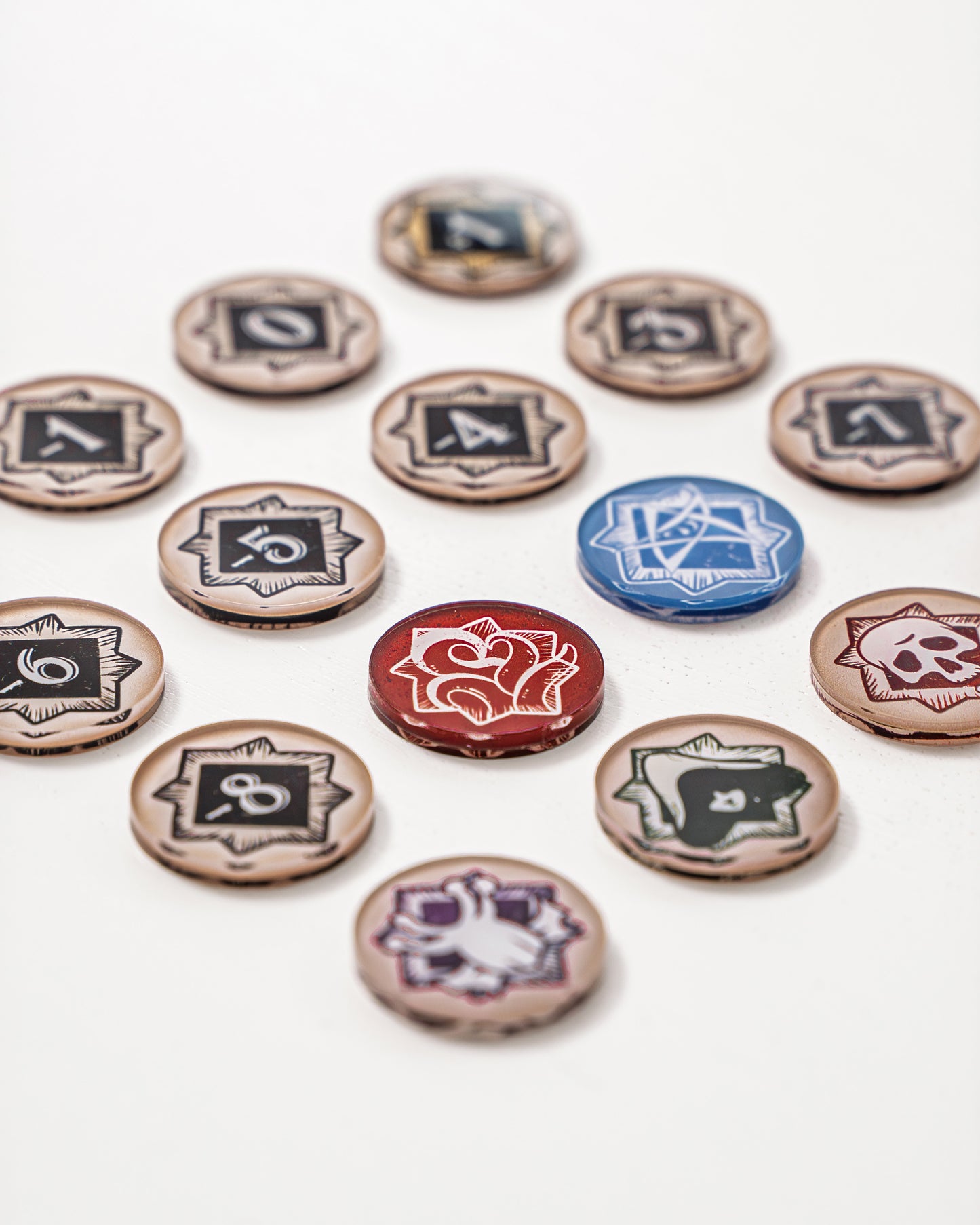 Arkham Horror LCG Compatible Token Bundle | Acrylic Game Tokens