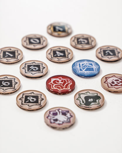 Arkham Horror LCG Compatible Token Bundle | Acrylic Game Tokens