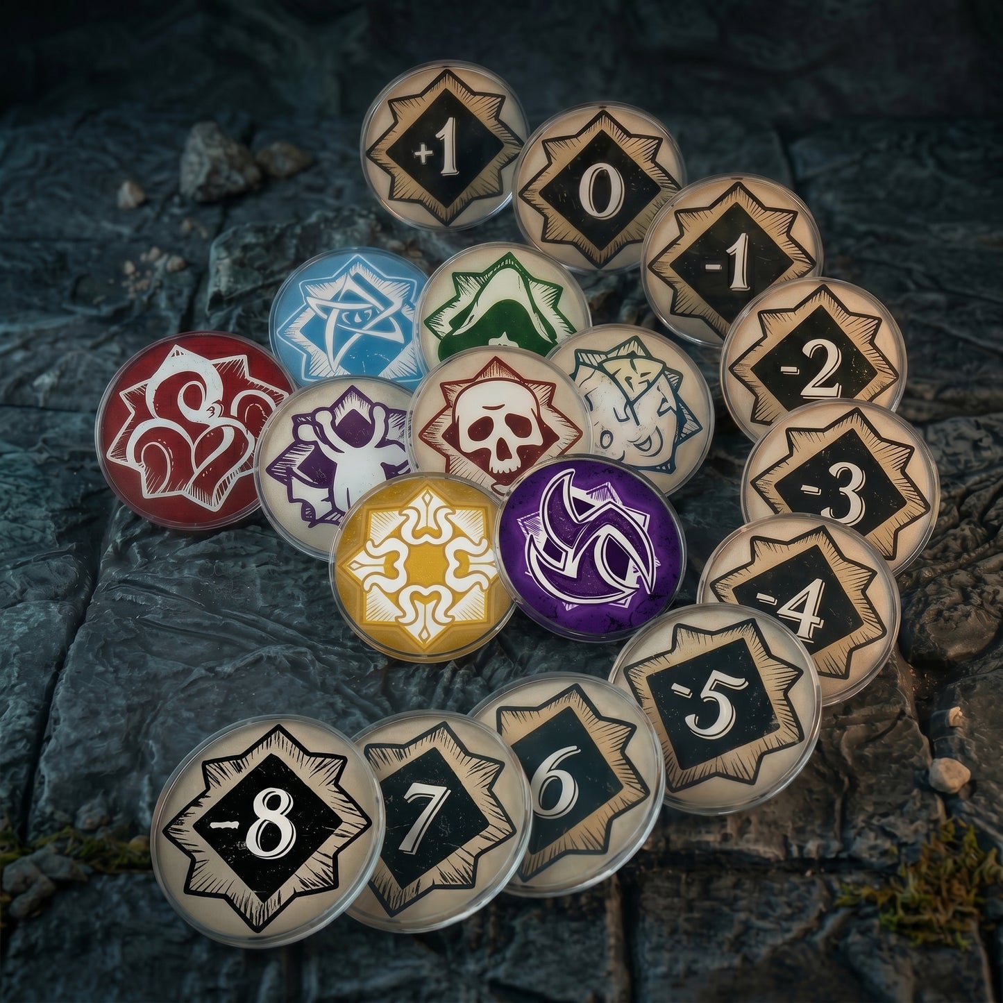 Arkham Horror LCG Token Bundle | Acrylic Game Tokens