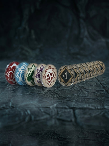 Arkham Horror LCG Token Bundle | Acrylic Game Tokens