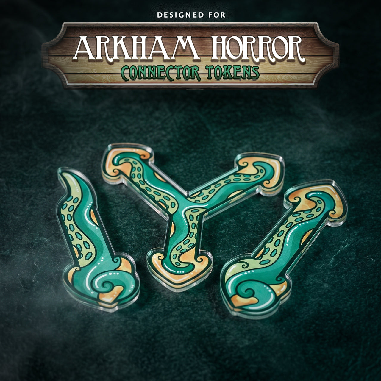 Arkham Horror LCG Connector Arrow Token Bundle | Acrylic Game Tokens