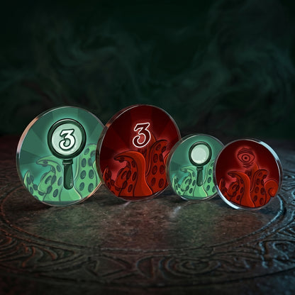 Arkham Horror LCG Investigator Token Bundle | Acrylic Game Tokens