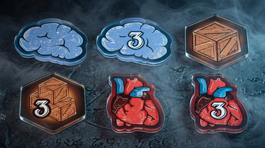 Arkham Horror LCG Investigator Token Bundle | Acrylic Game Tokens