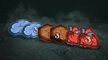 Arkham Horror LCG Investigator Token Bundle | Acrylic Game Tokens