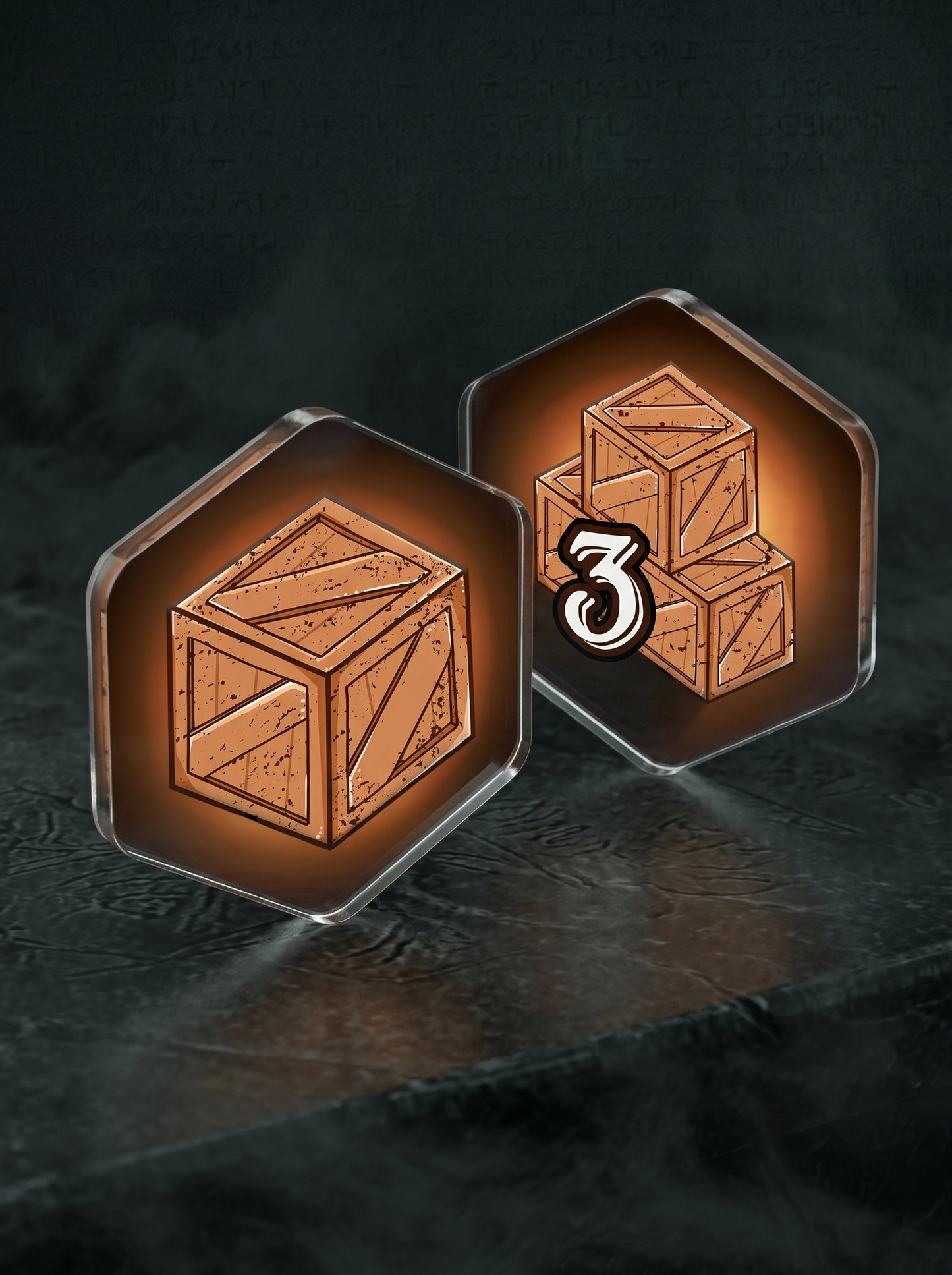 Arkham Horror LCG Investigator Token Bundle | Acrylic Game Tokens