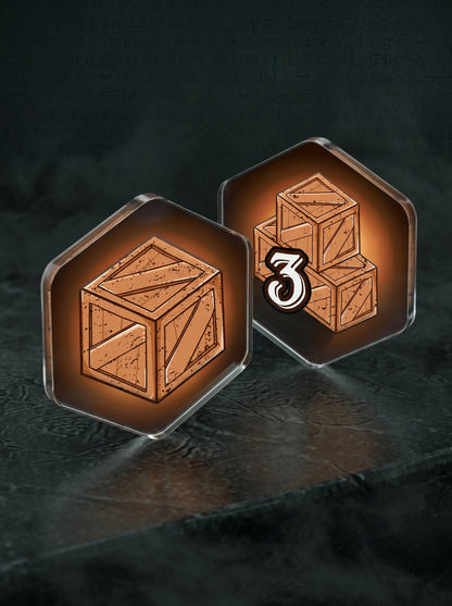 Arkham Horror LCG Investigator Token Bundle | Acrylic Game Tokens