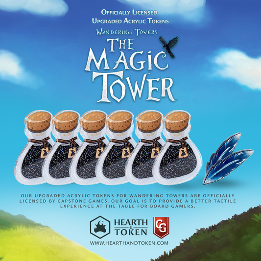 Wandering Towers The Magic Tower Potion Bundle | Acrylic Game Tokens | Official Capstone Product