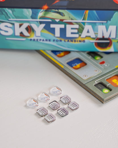 Sky Team Token Bundle | Acrylic Game Tokens