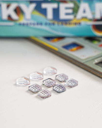 Sky Team Token Bundle | Acrylic Game Tokens