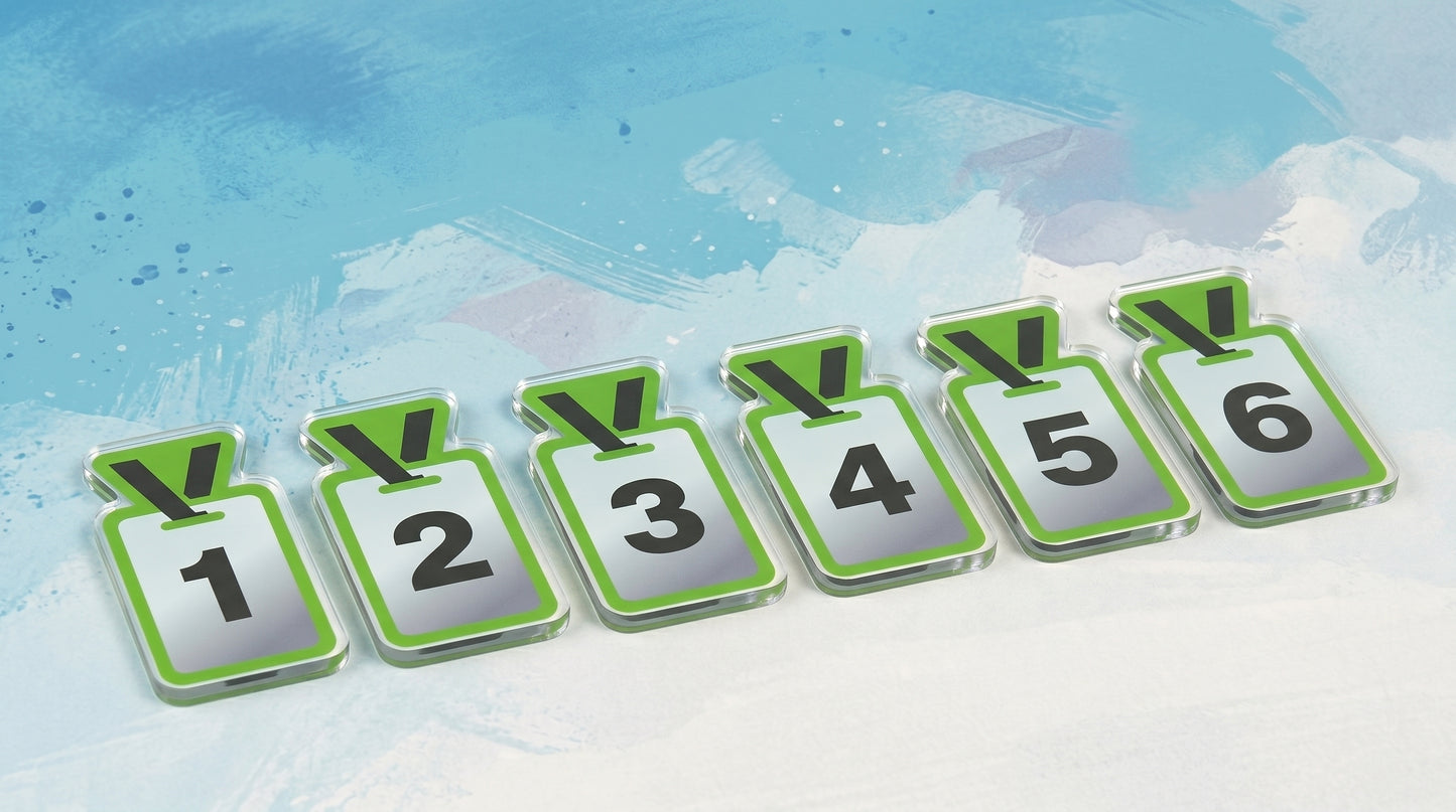 Sky Team Token Bundle | Acrylic Game Tokens