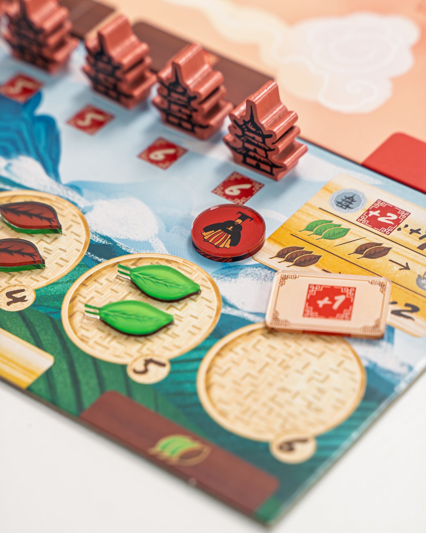 Tea Garden Token Bundle | Acrylic Game Tokens | Official Capstone Product