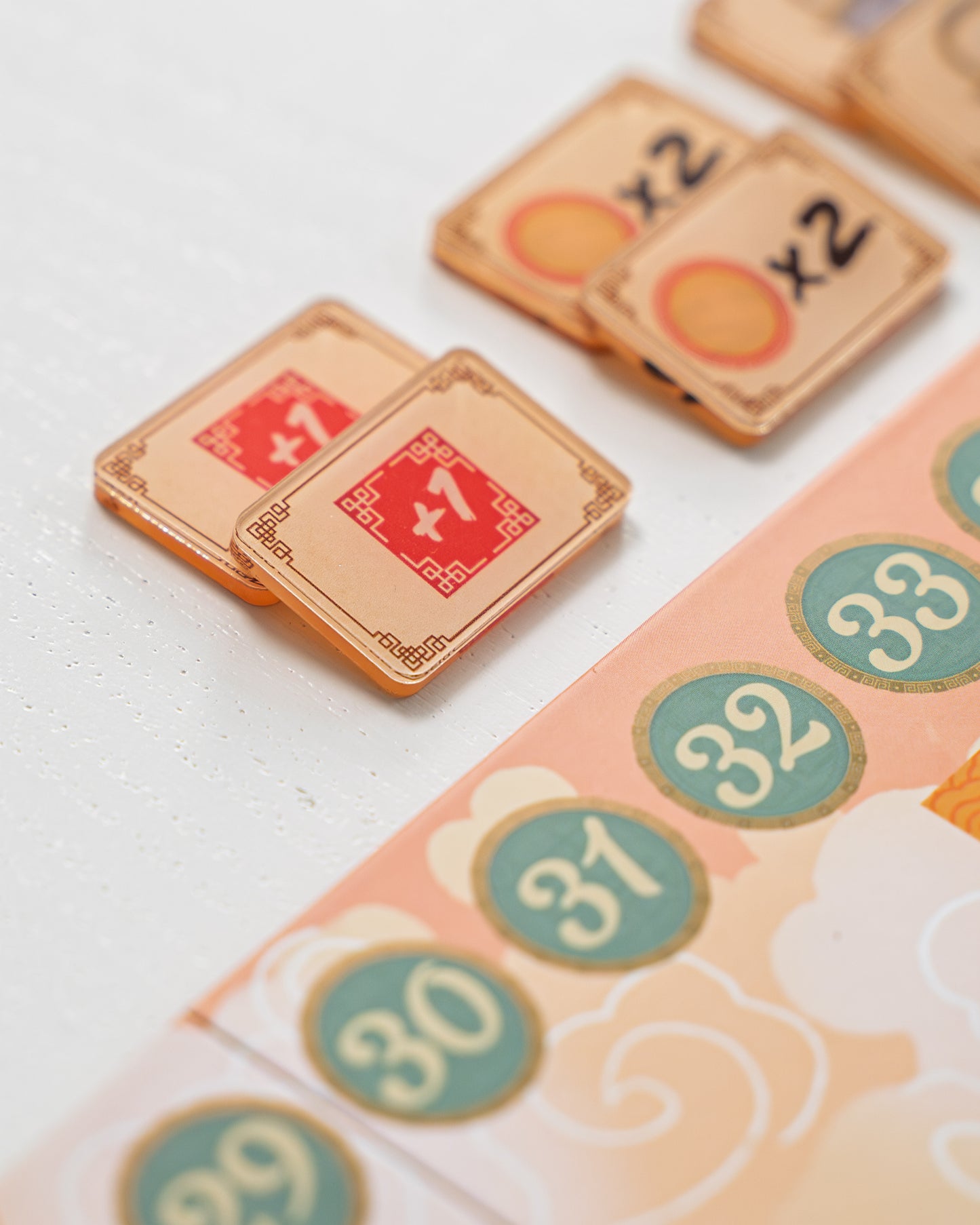 Tea Garden Token Bundle | Acrylic Game Tokens | Official Capstone Product