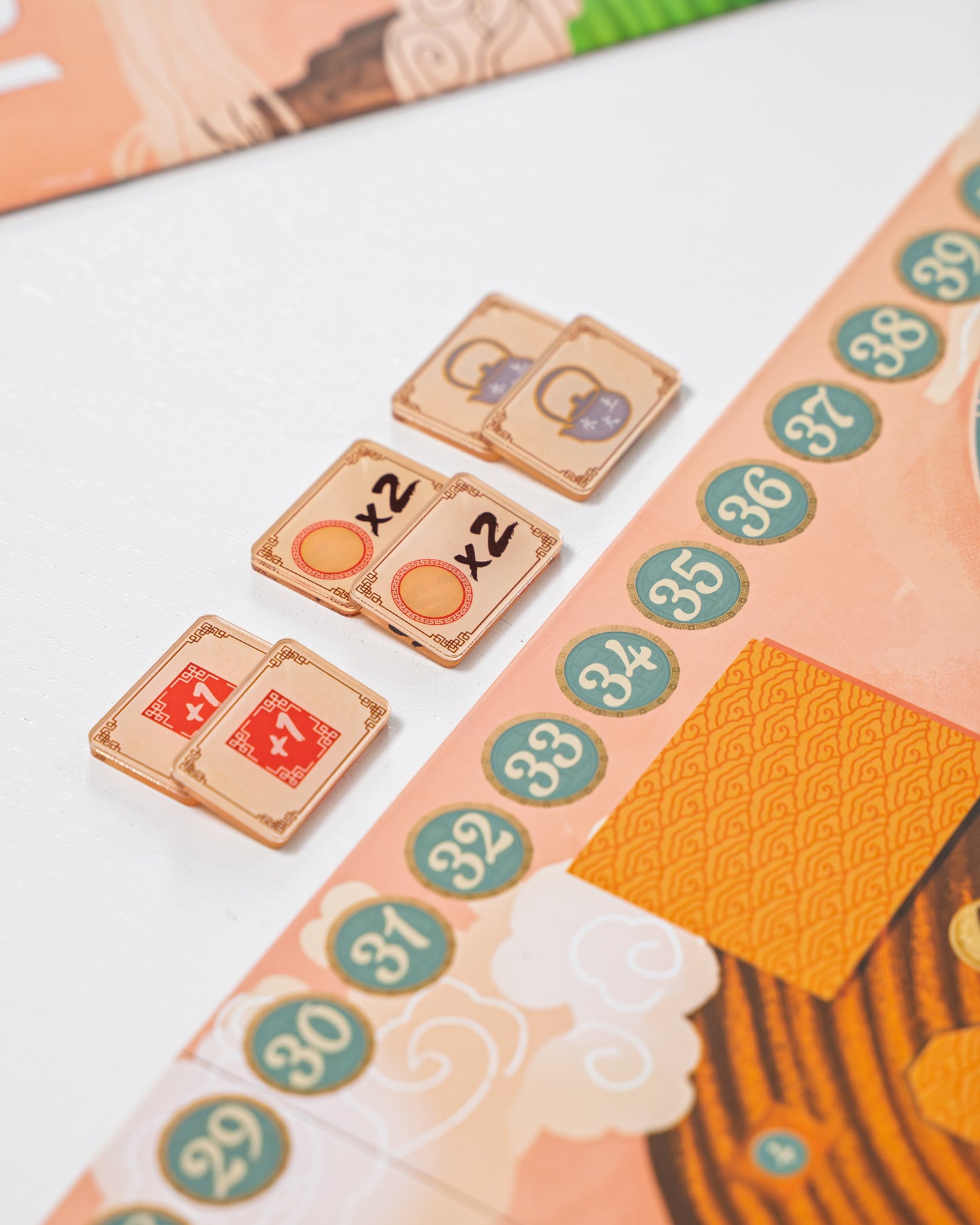 Tea Garden Token Bundle | Acrylic Game Tokens | Official Capstone Product