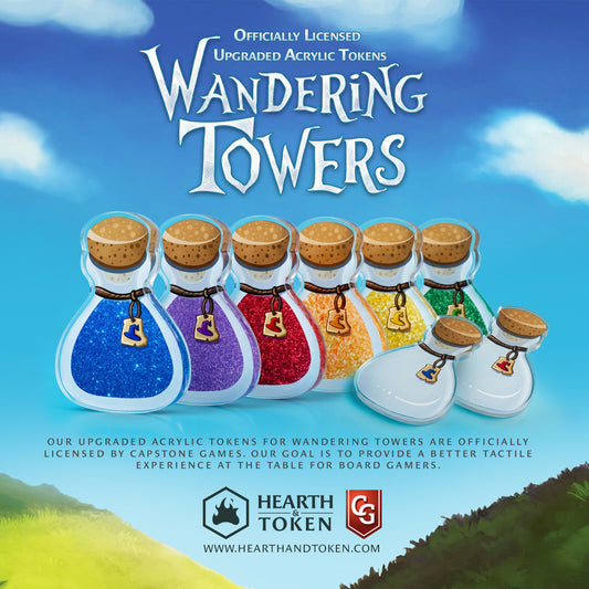 Wandering Towers Potion Bundle | Acrylic Game Tokens | Official Capstone Product