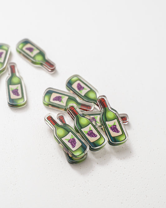 Wine Token | Acrylic Game Tokens – 0.75" | Double-Sided Print