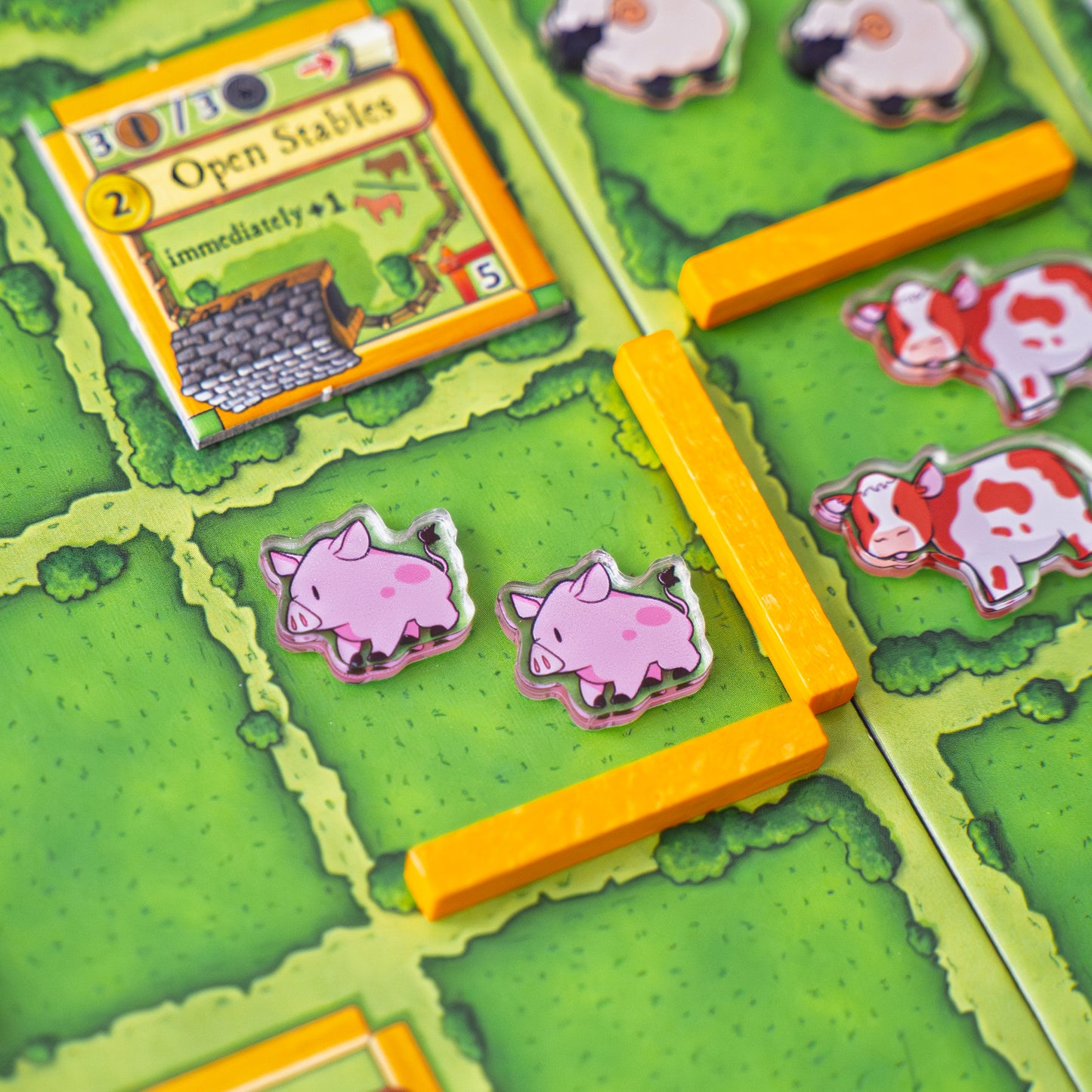 Animals Bundle Tokens | Acrylic Game Tokens – 0.75" | Double-Sided Print