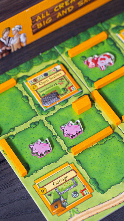 Pig Token | Acrylic Game Tokens – 0.75" | Double-Sided Print