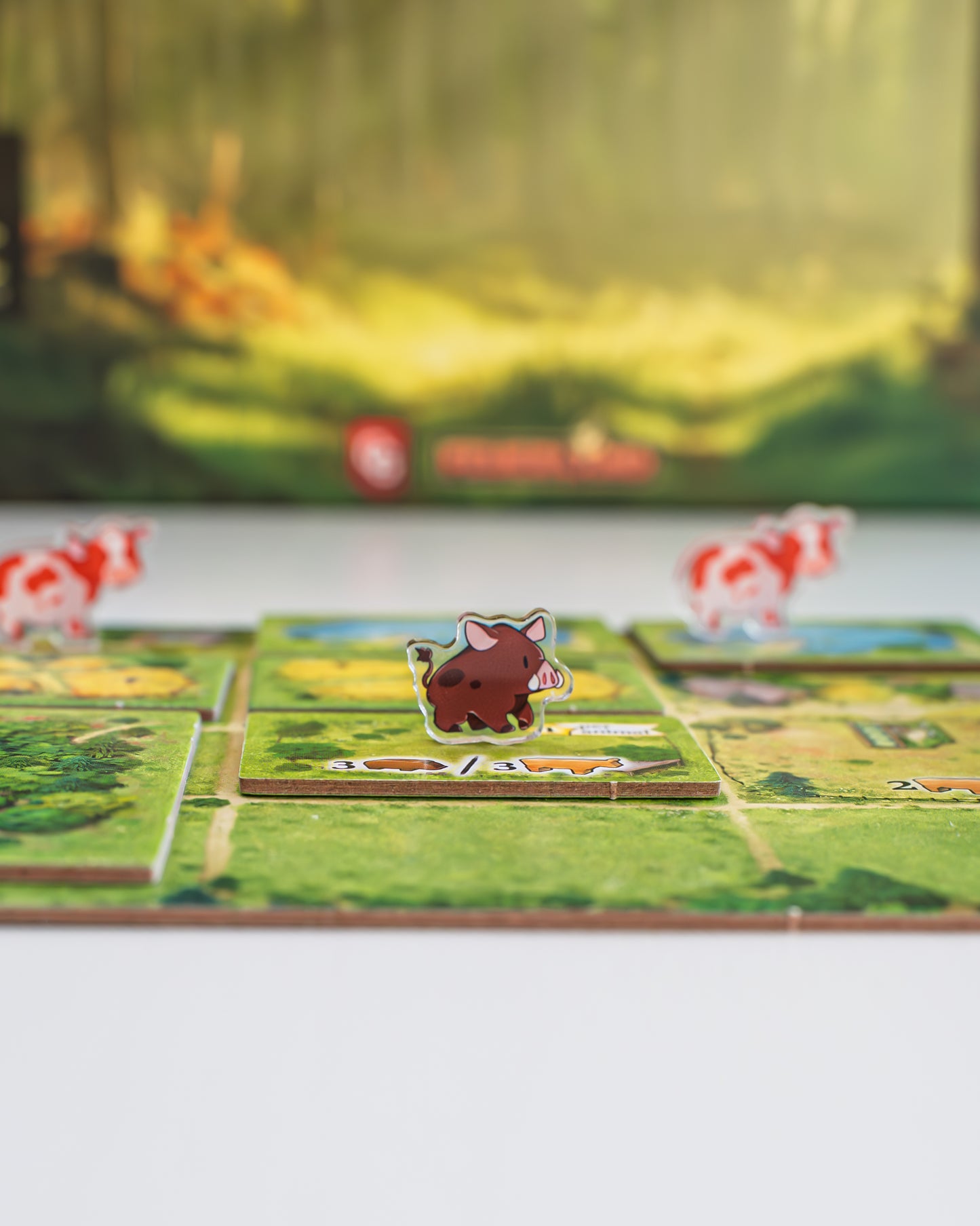 Boar Token | Acrylic Game Tokens – 0.75" | Double-Sided Print