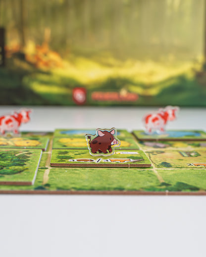 Boar Token | Acrylic Game Tokens – 0.75" | Double-Sided Print
