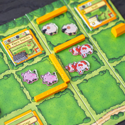 Sheep Token | Acrylic Game Tokens – 0.75" | Double-Sided Print