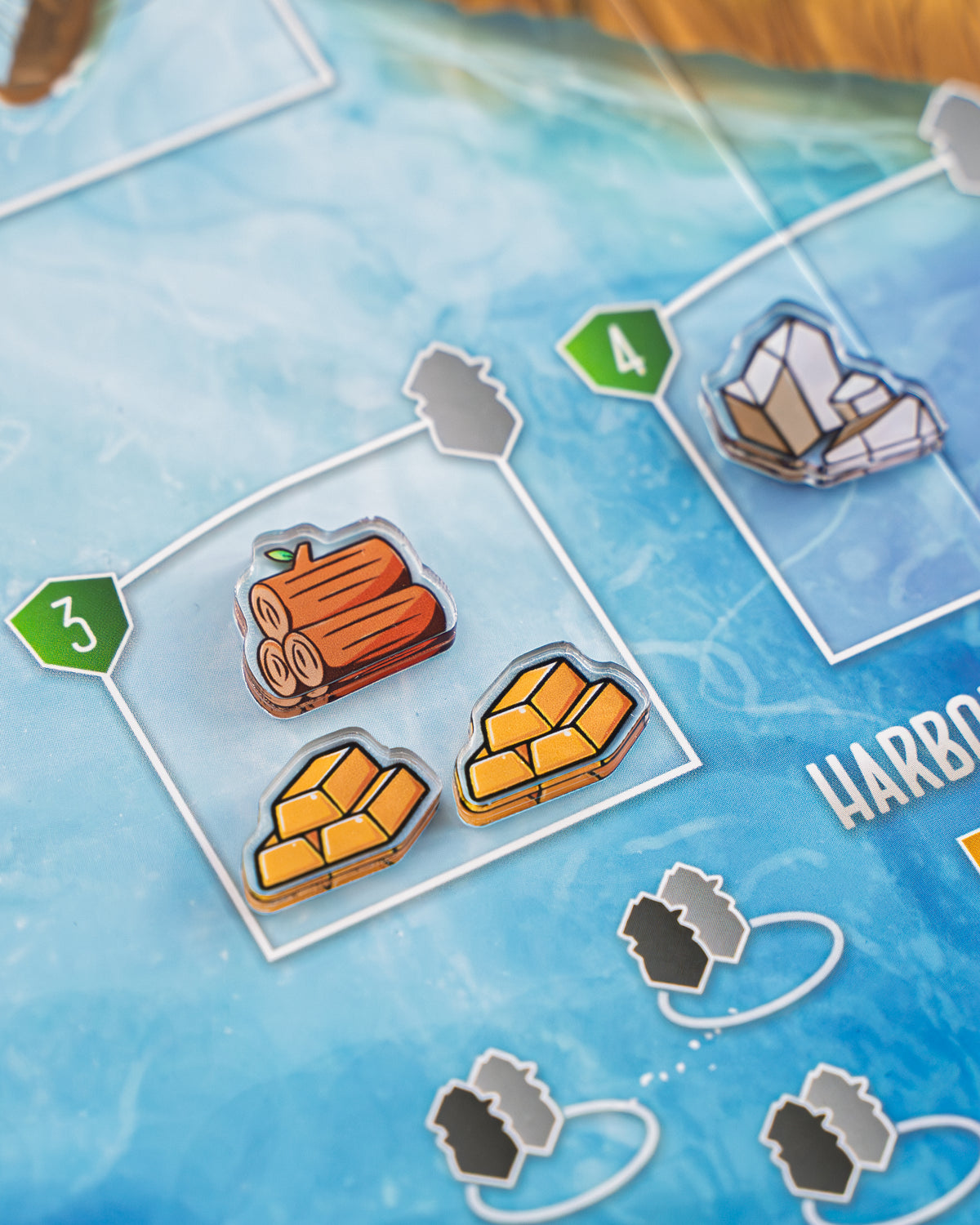 Architects of the West Kingdom Compatible Token Bundle | Acrylic Game Tokens