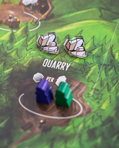 Farming Bundle Tokens | Acrylic Game Tokens – 0.75" | Double-Sided Print