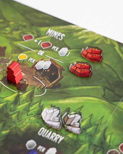 Architects of the West Kingdom Compatible Token Bundle | Acrylic Game Tokens