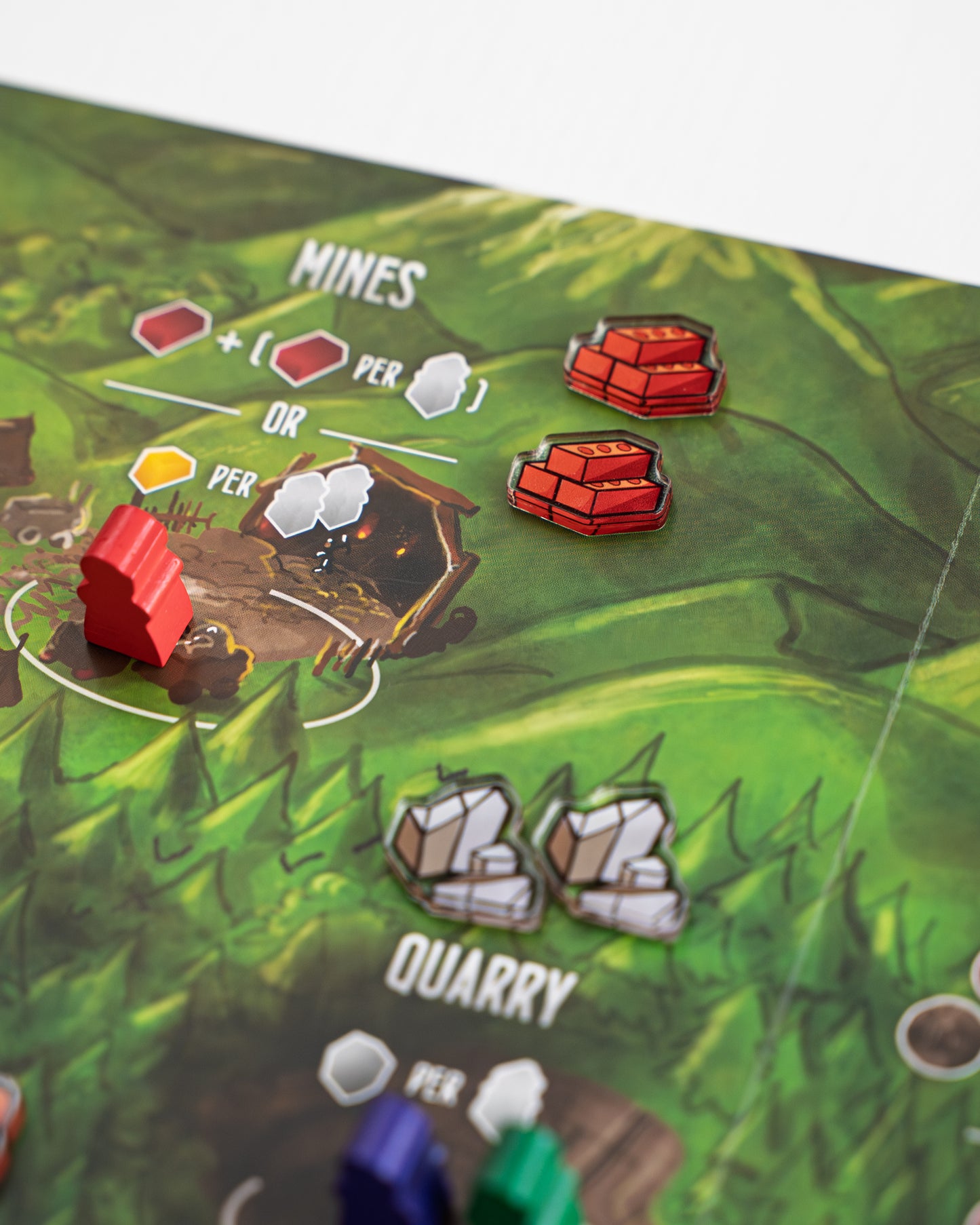 Brick Token | Acrylic Game Tokens – 0.75" | Double-Sided Print