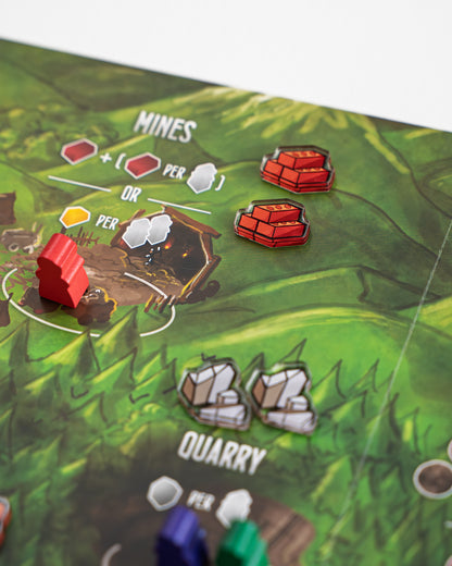 Brick Token | Acrylic Game Tokens – 0.75" | Double-Sided Print