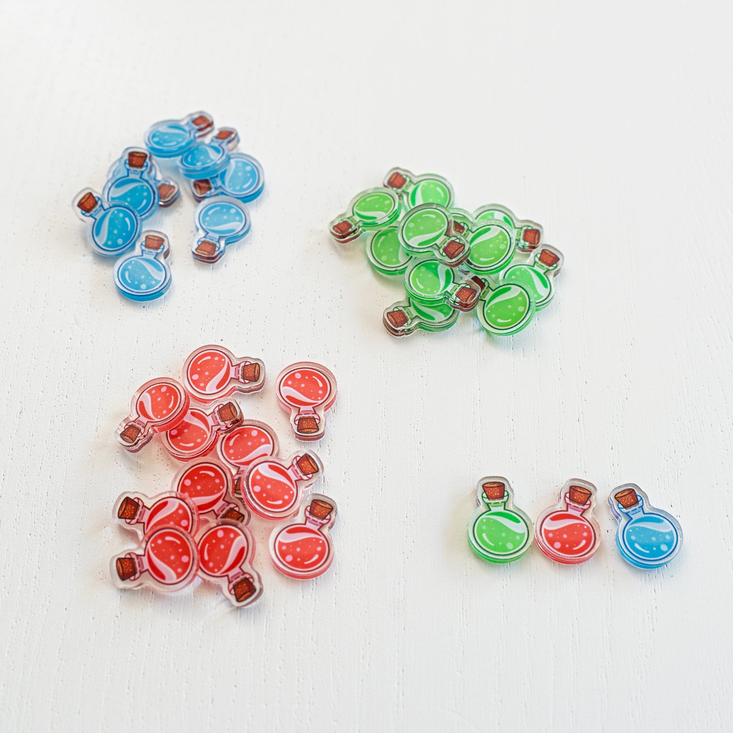 Potion Blue Token | Acrylic Game Tokens – 0.75" | Double-Sided Print