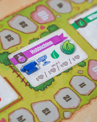 Leaf Token | Acrylic Game Tokens – 0.75" | Double-Sided Print